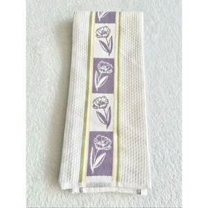 Kitchen chic floral springtime dish cloth